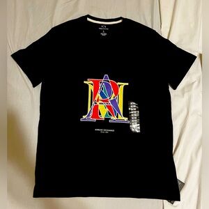 T-shirt Armani Exchange size L slim fit NWT V NECK